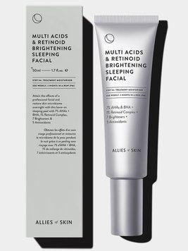 Нічний мультикислотний пілінг з ретинолом Allies of Skin &ndash; Multi Acids & Retinoid Brightening Sleeping Facial 50 ml 000251 фото